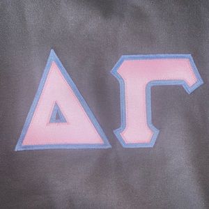 Delta Gamma Custom embroidered sweatshirt